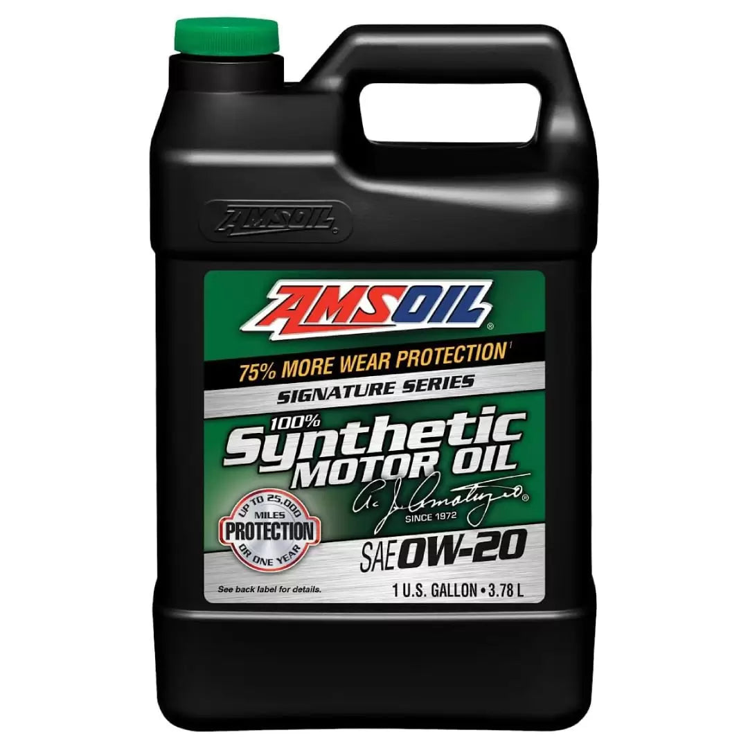 AMSOIL Signature Series 0W-20 Synthetic Motor Oil – 1 US Gallon 3.78L